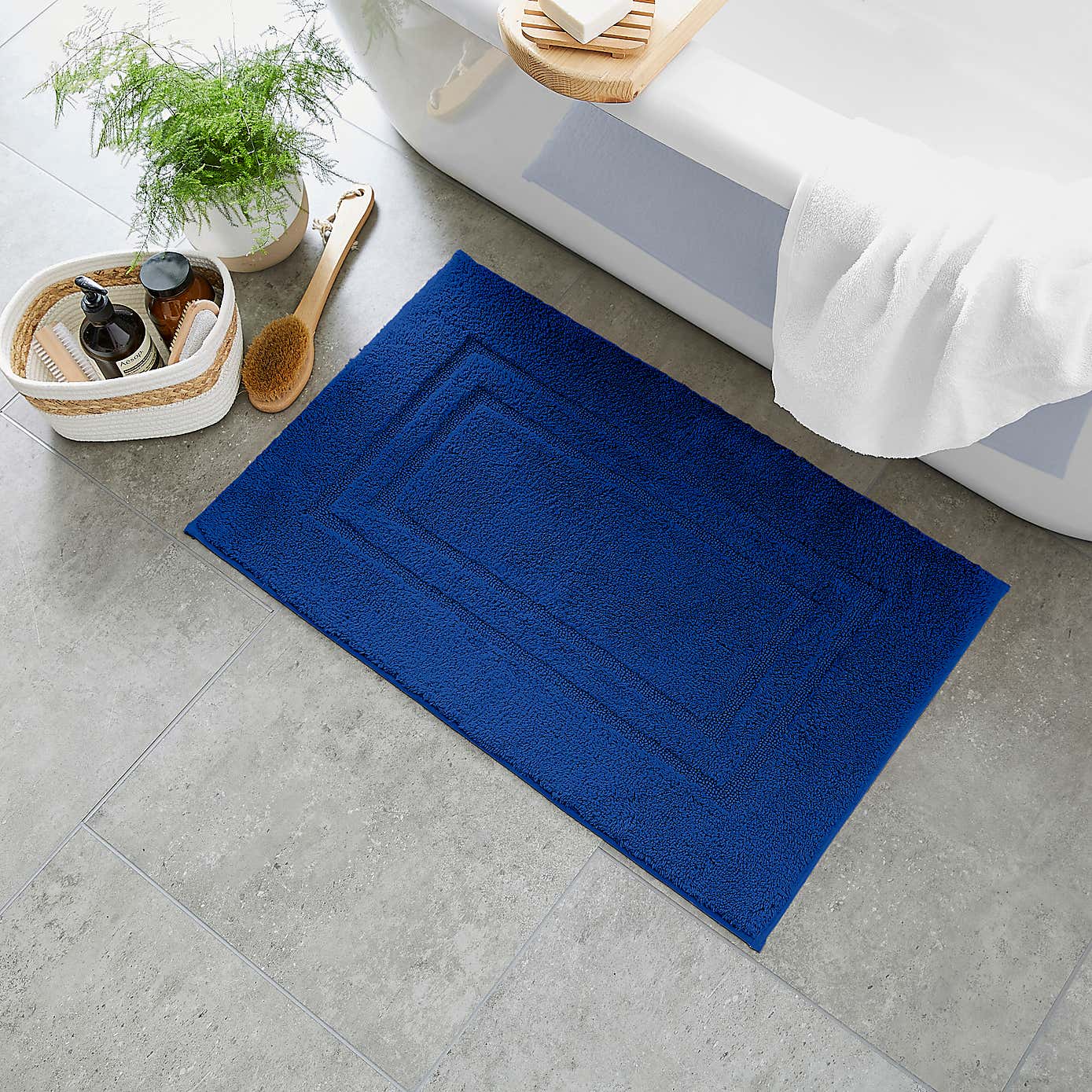 Luxury Cotton Bath Mat
