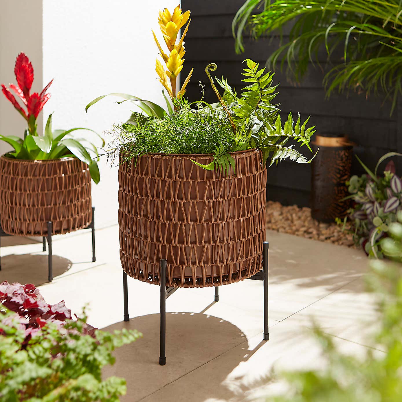 Amazonia Rattan Plant Stand