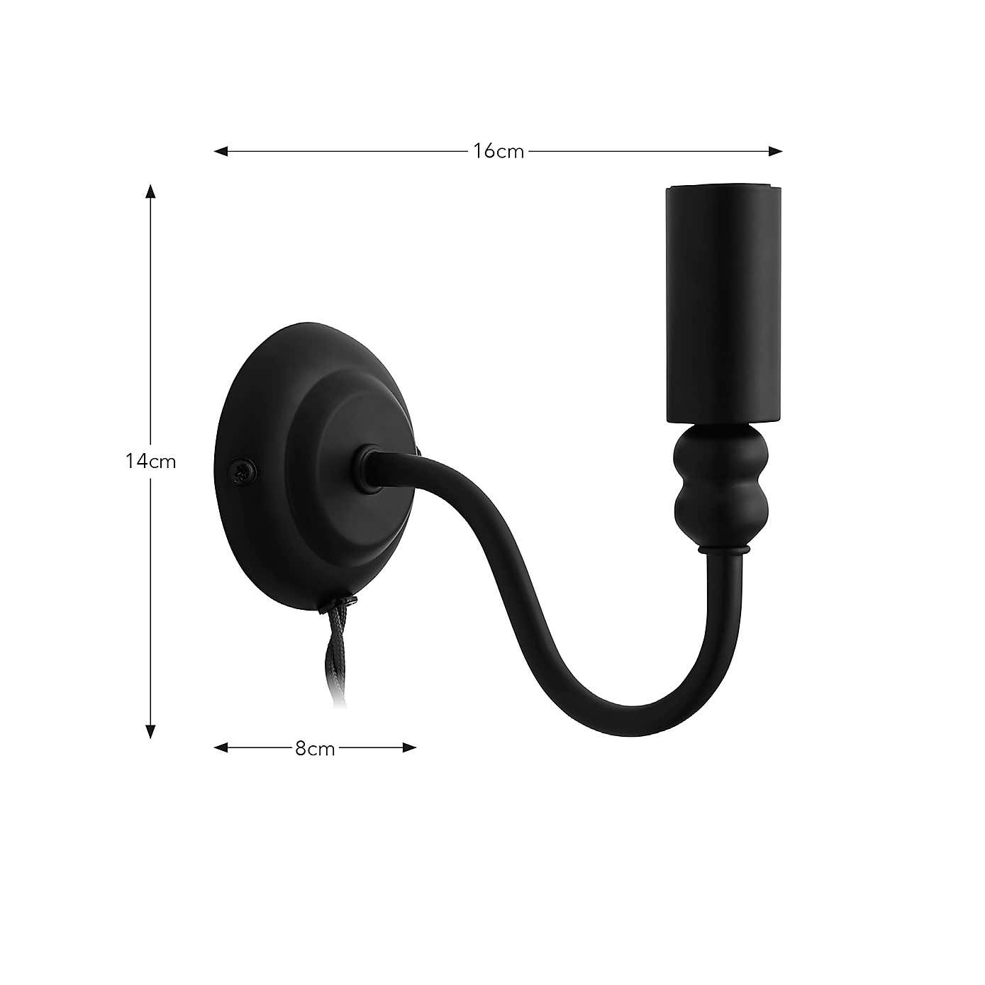 Pride and Joy Easy Fit Plug In Wall Light