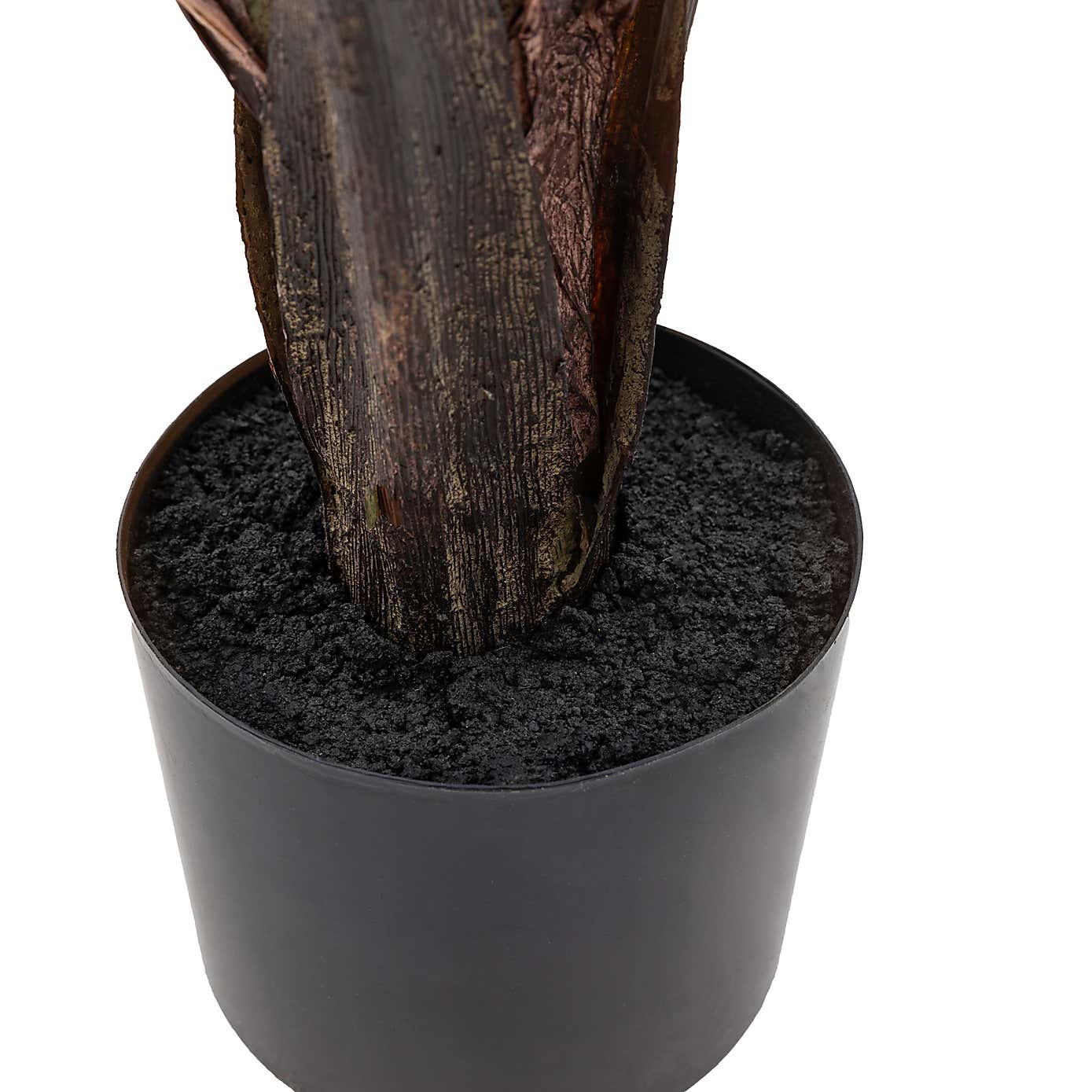 Artificial Medium Travellers Palm Tree in Black Plant Pot