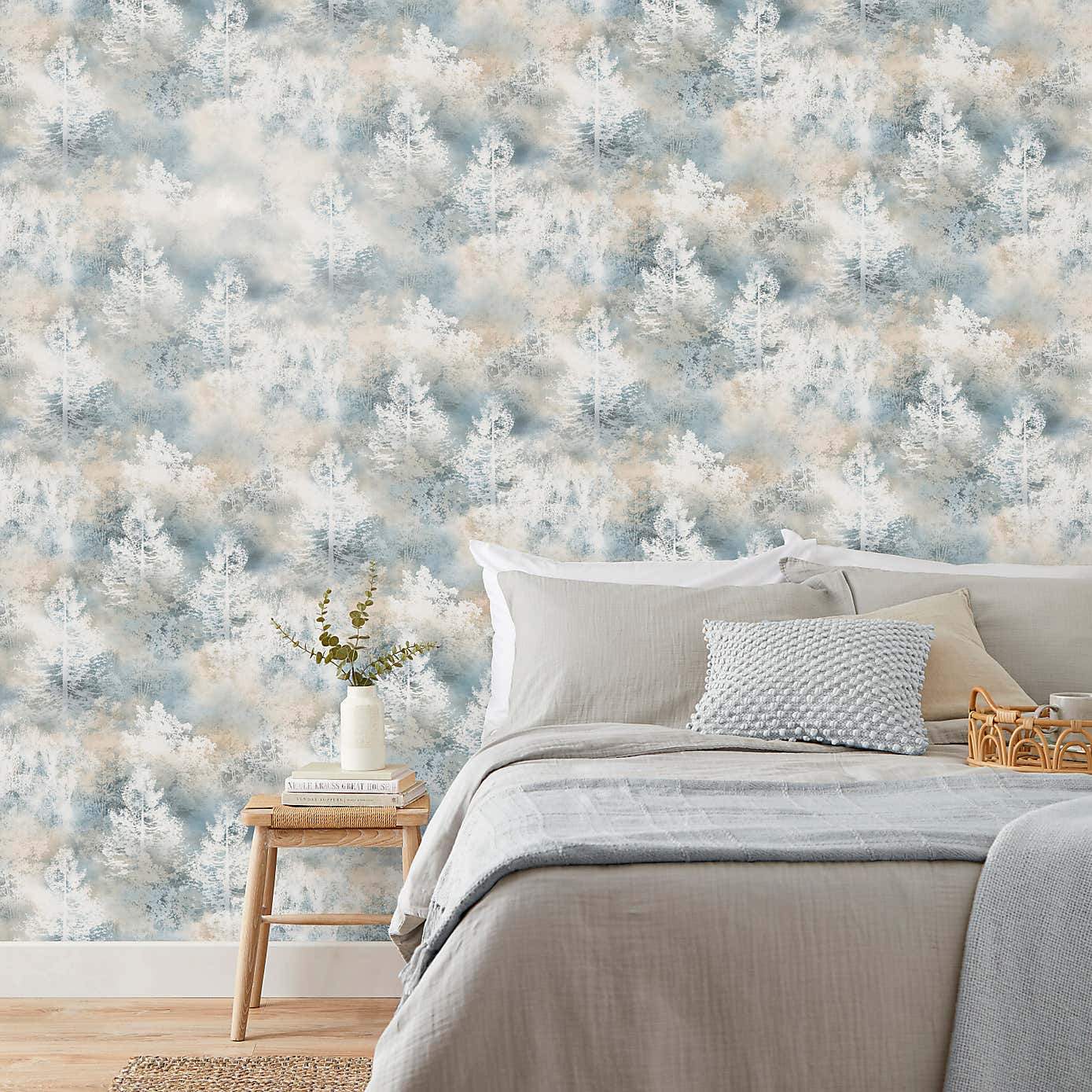 Textured Trees Wallpaper