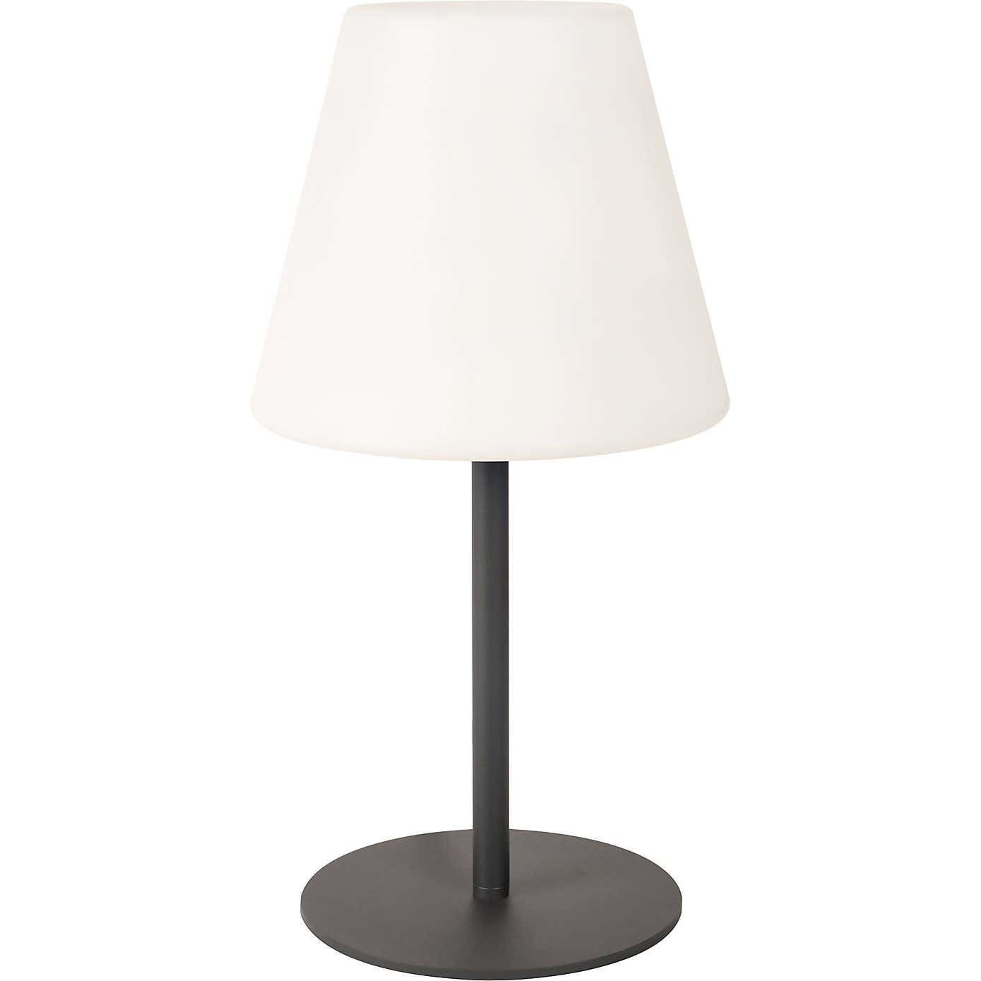 Caltha Rechargable LED Outdoor Table Lamp with Remote Control