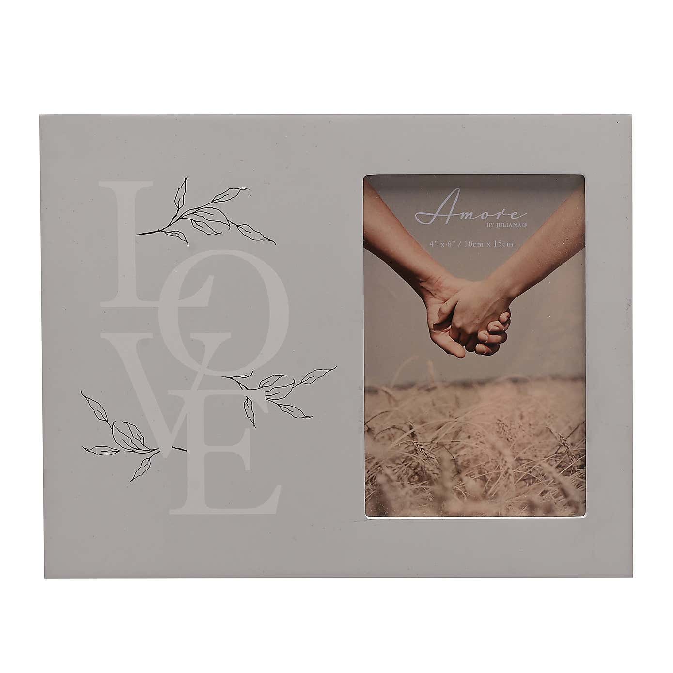 Amore Grey Love Letters Photo Frame