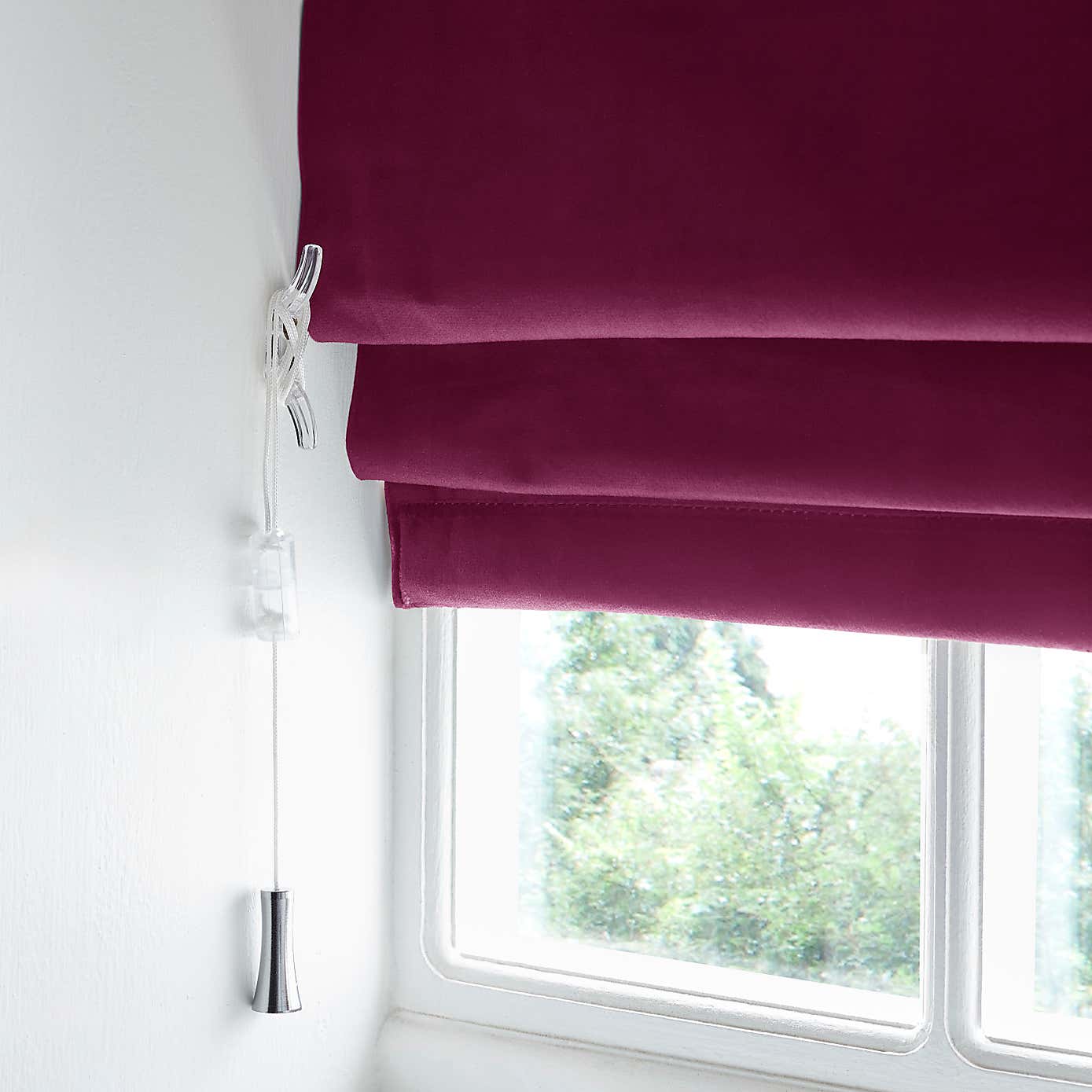 Recycled Velour Roman Blind