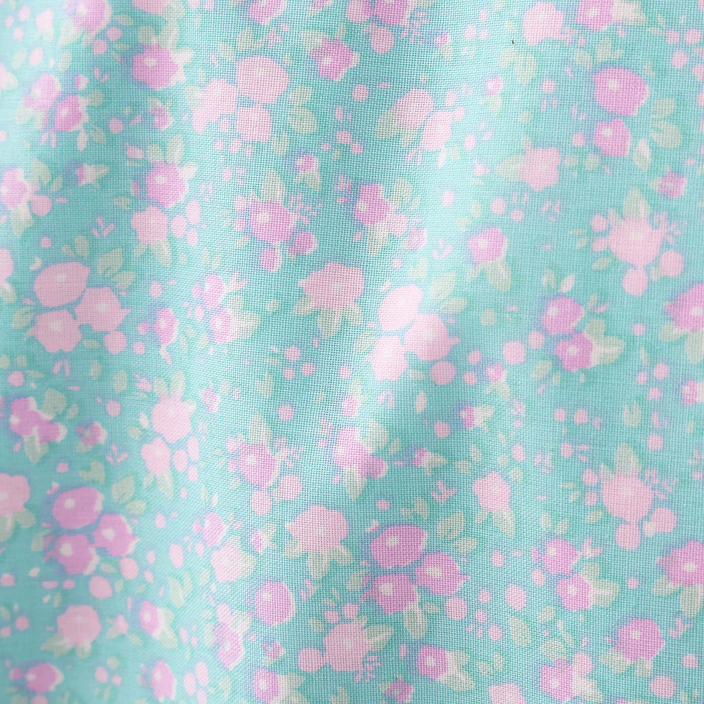 Bright Ditsy Floral 100% Cotton Reversible Duvet Cover and Pillowcase Set