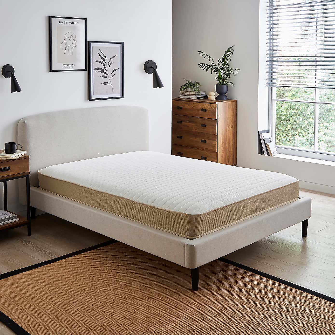 Dunelm Rolled Memory Foam 800 Pocket Sprung Mattress