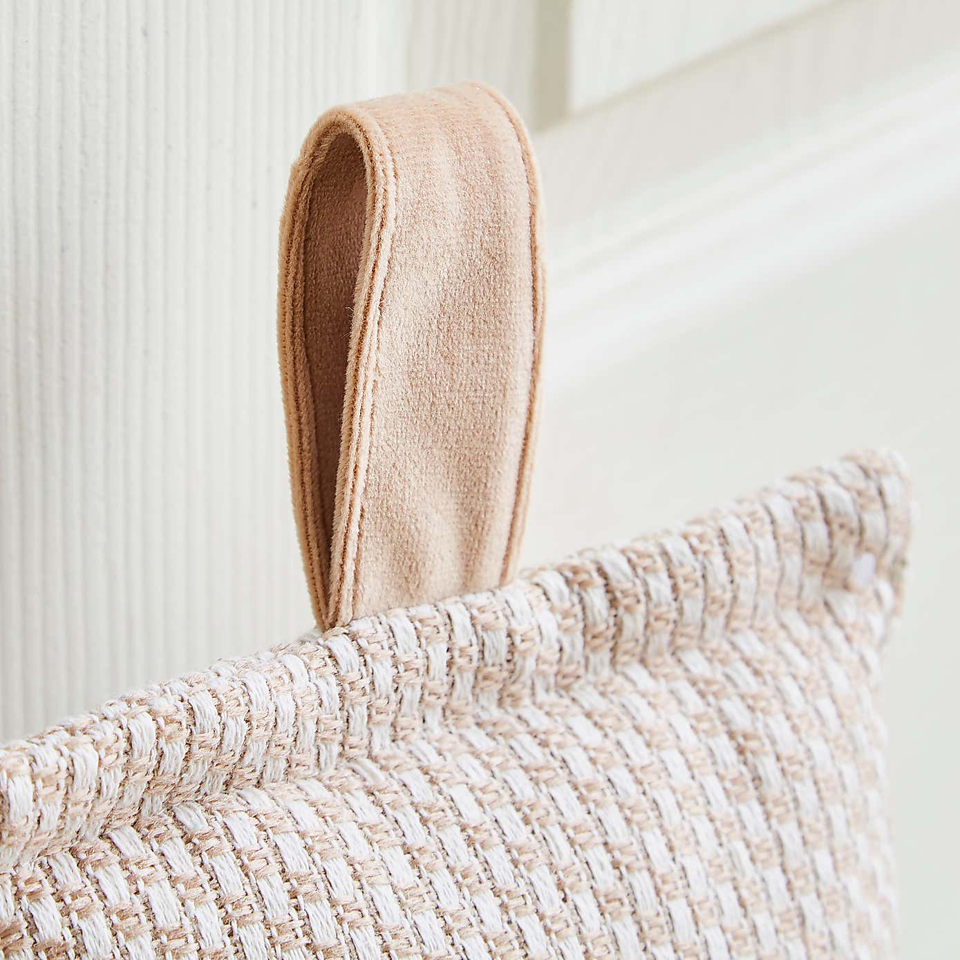 Checkerboard Natural Doorstop