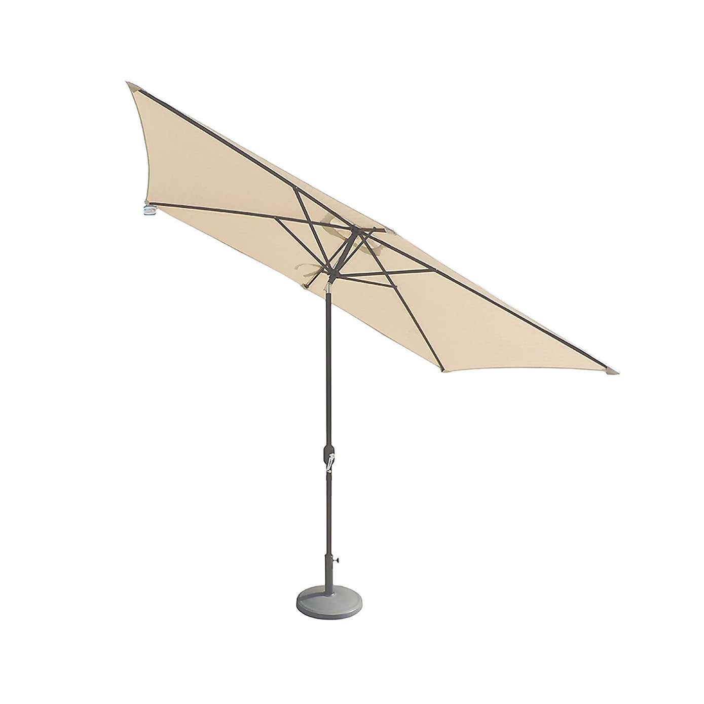 2.4m x 3m Crank and Tilt Rectangular Parasol