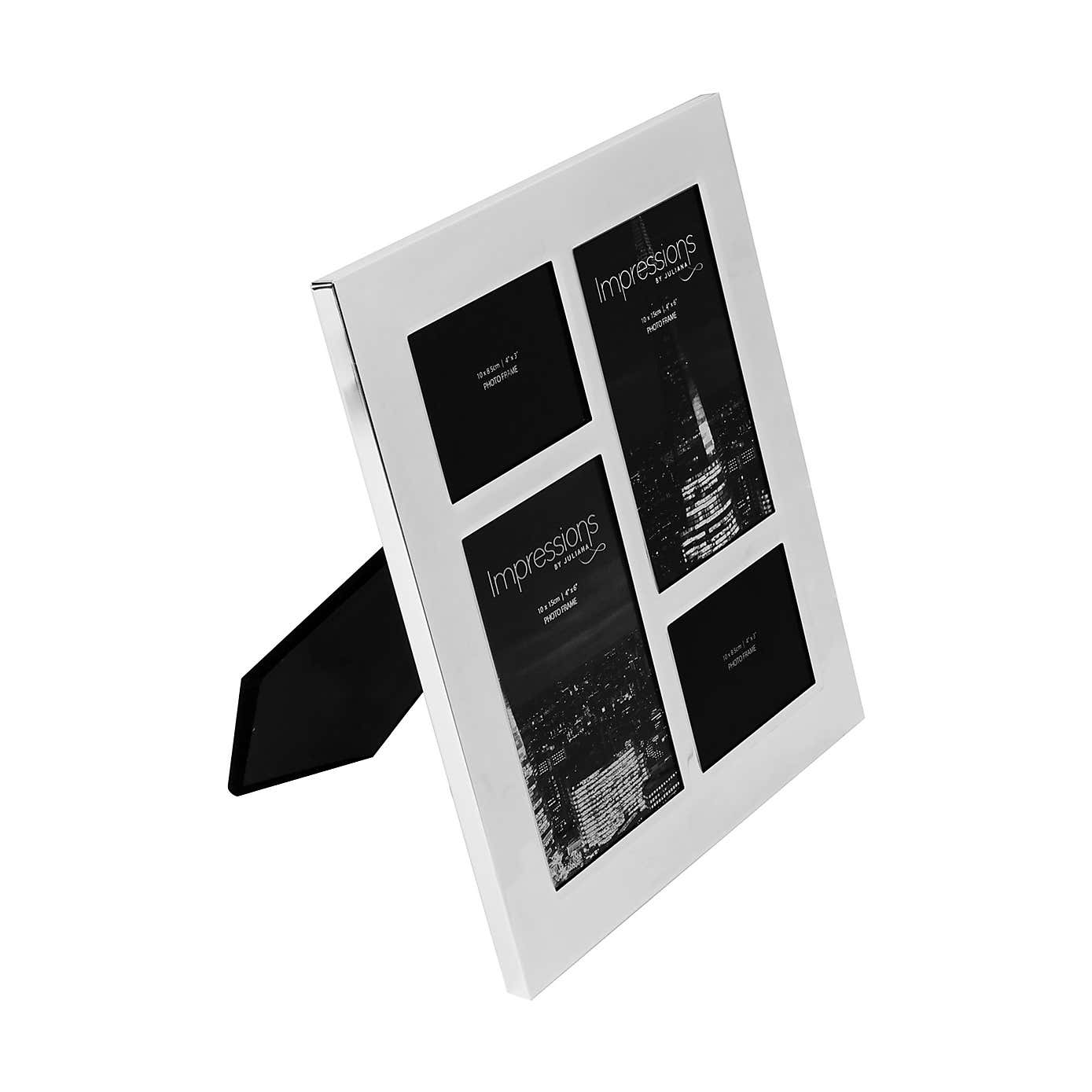 Shiny Metal Plated Multi Photo Frame