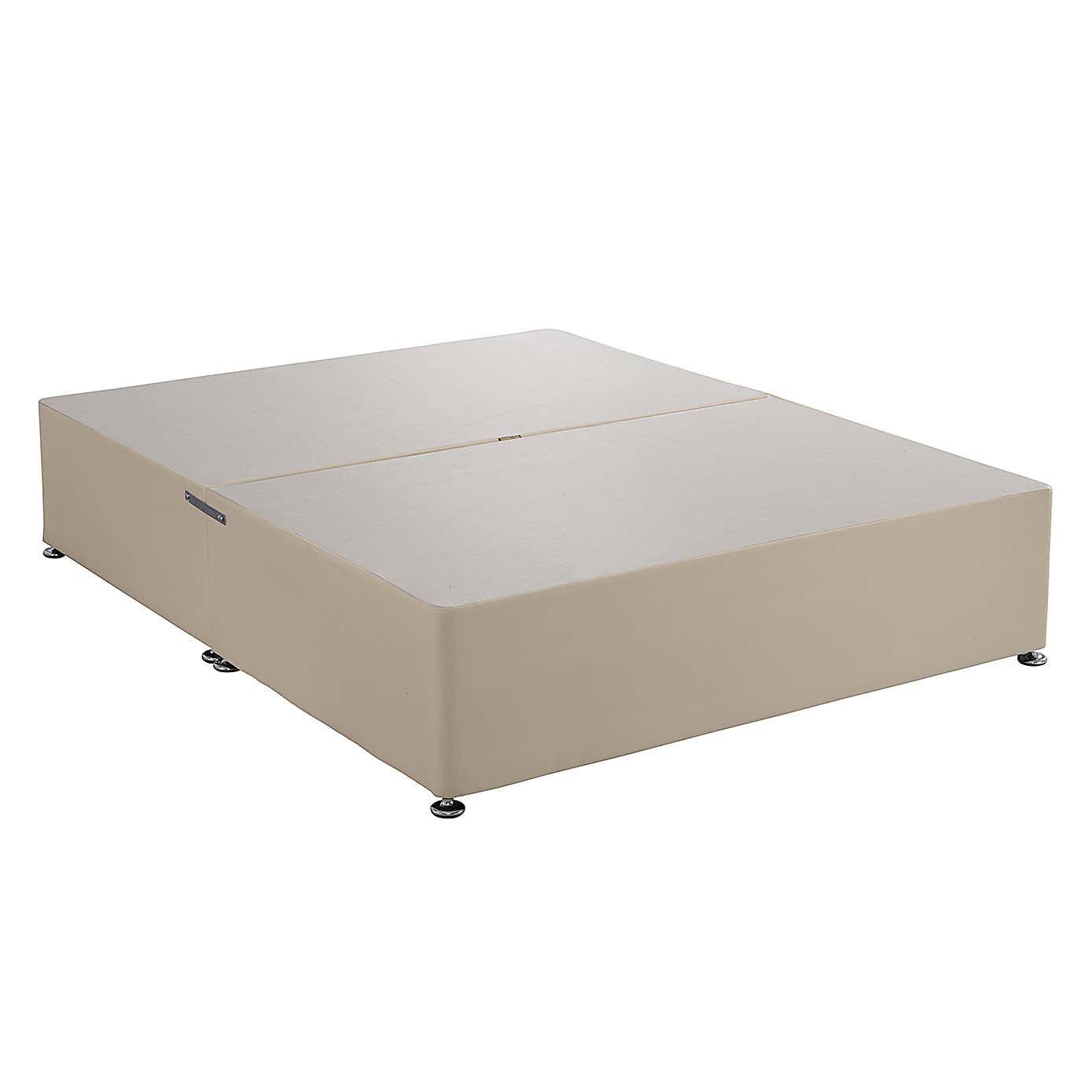Universal Linen Divan Base with Headboard