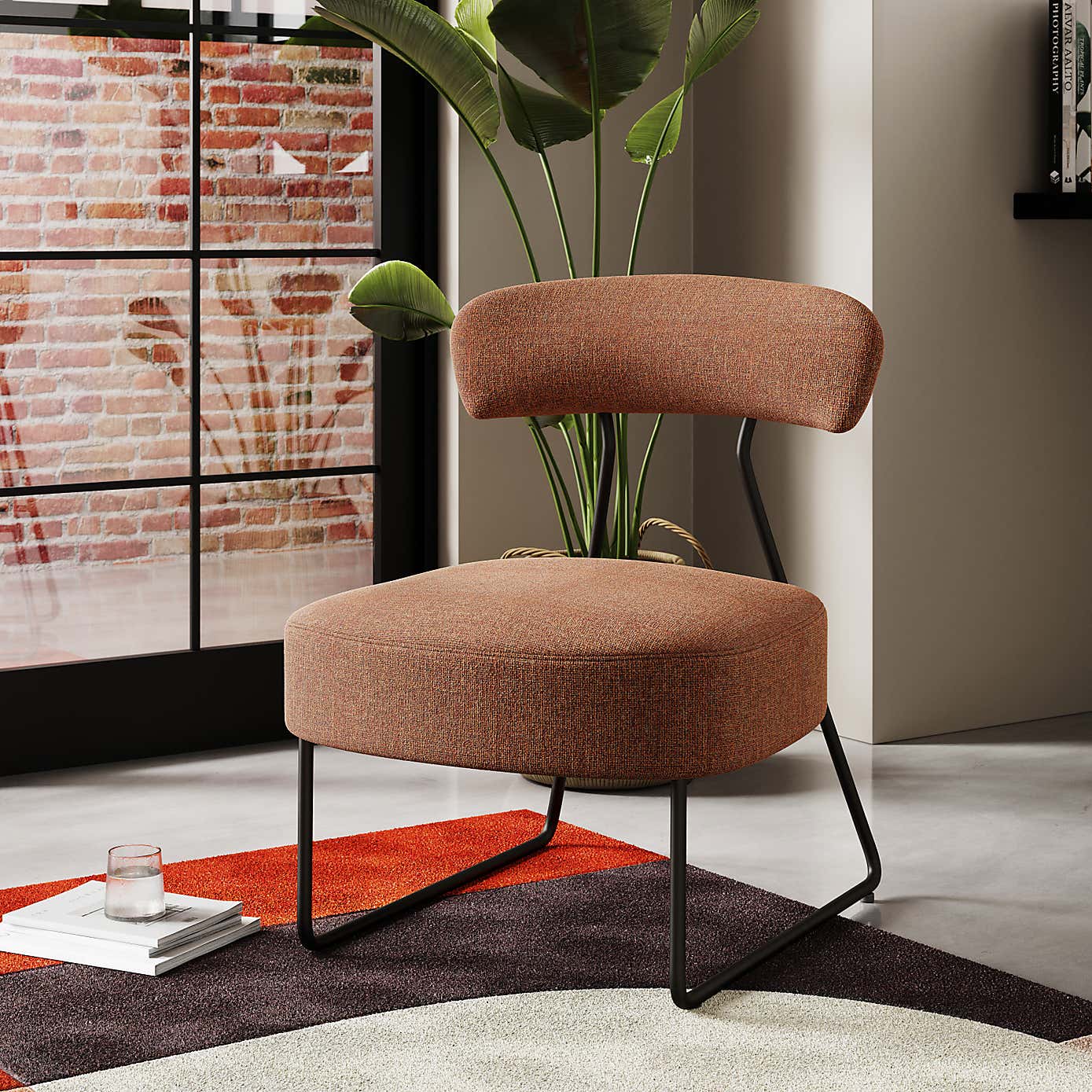 Percy Textured Weave Accent Chair