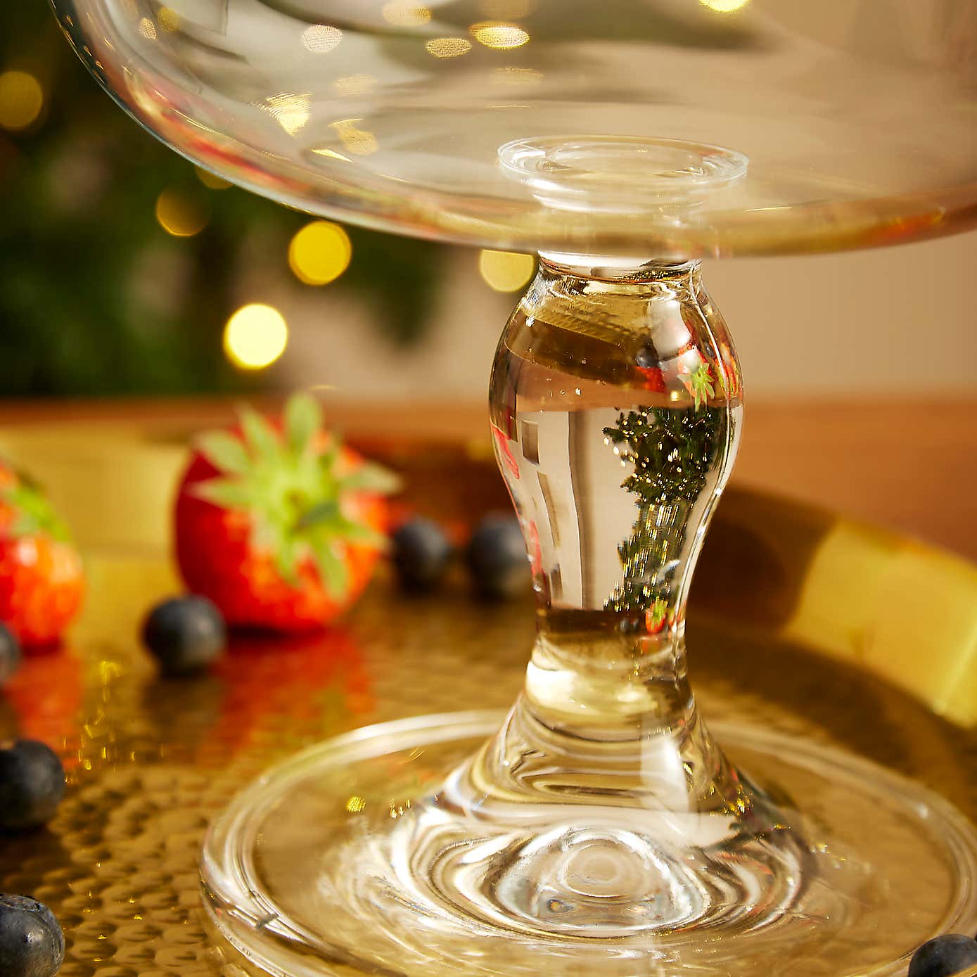 Large Glass Trifle Bowl