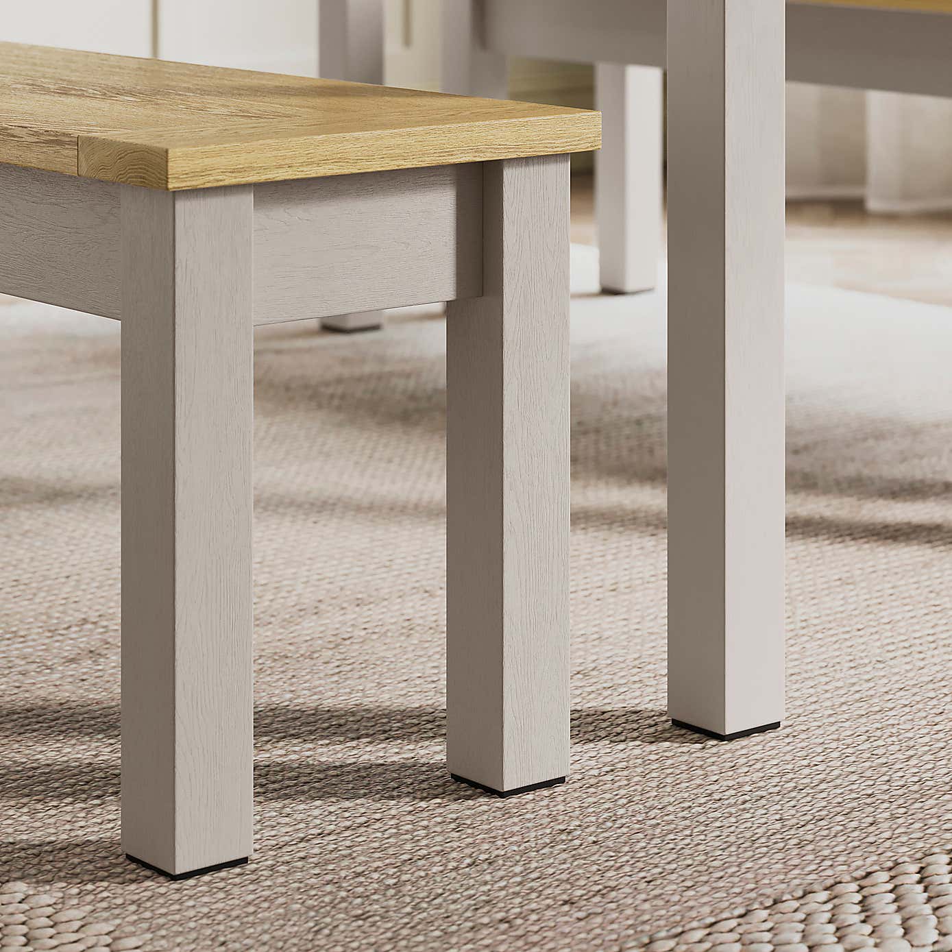 Olney 6 Seater Dining Table and Bench Set