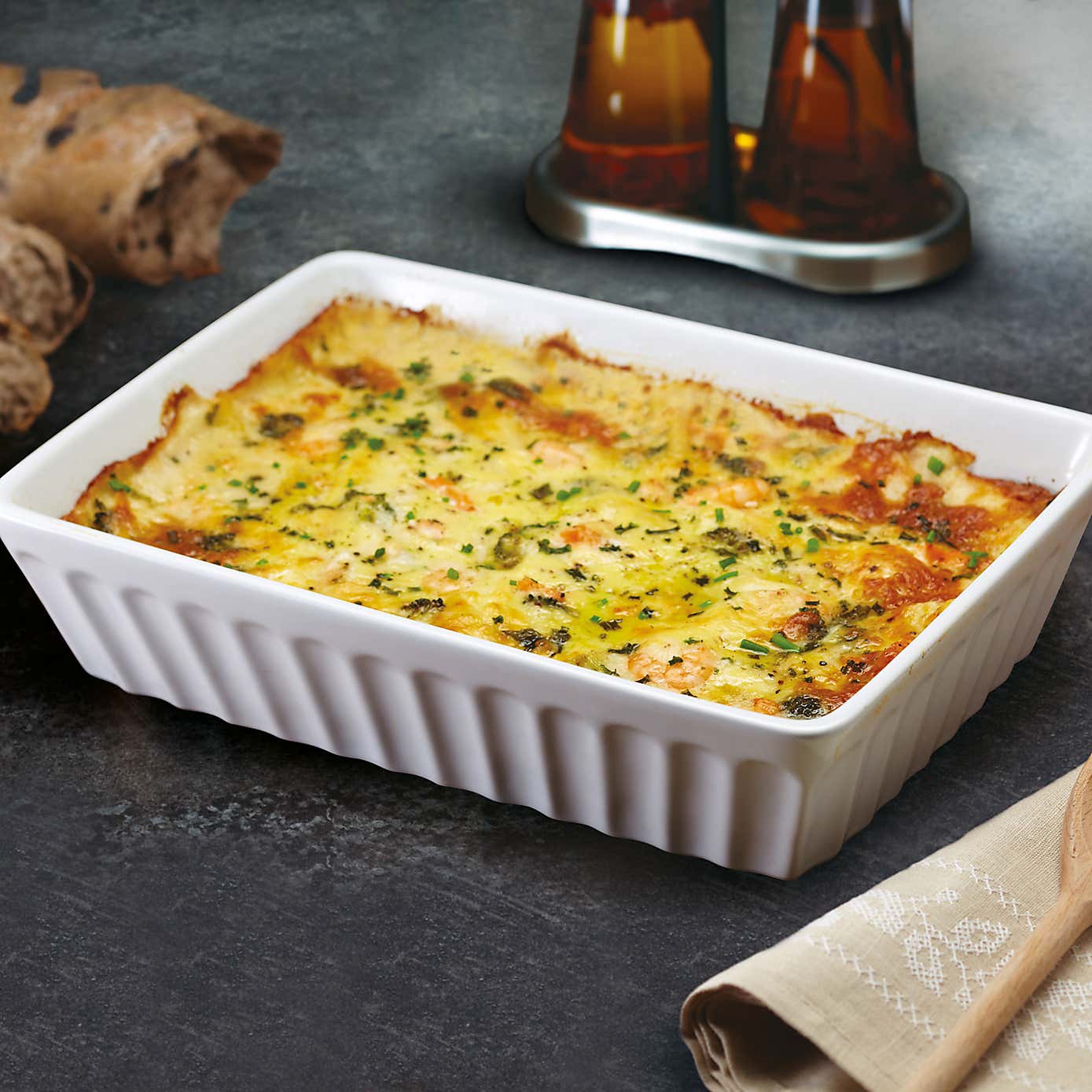 KitchenCraft World of Flavours Italian Large Lasagne Roasting Dish 33cm