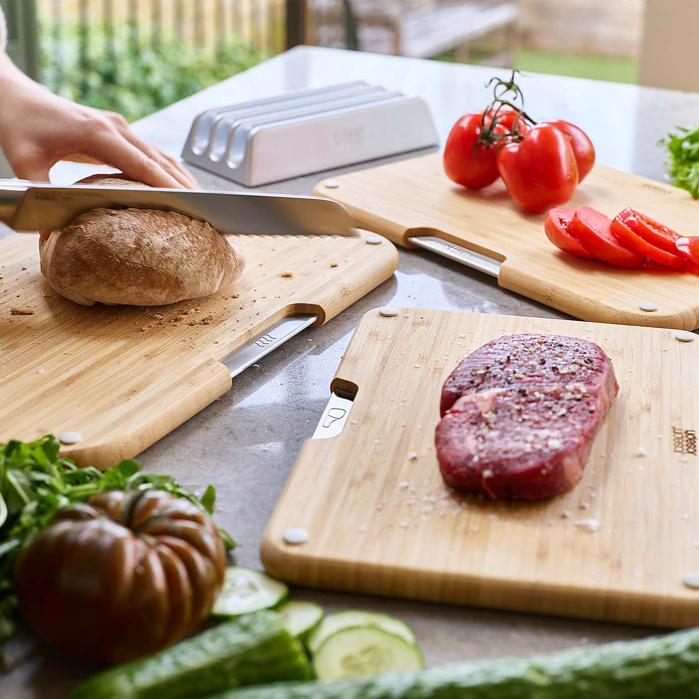 Joseph Joseph Nest Set of 3 Bamboo Chopping Boards