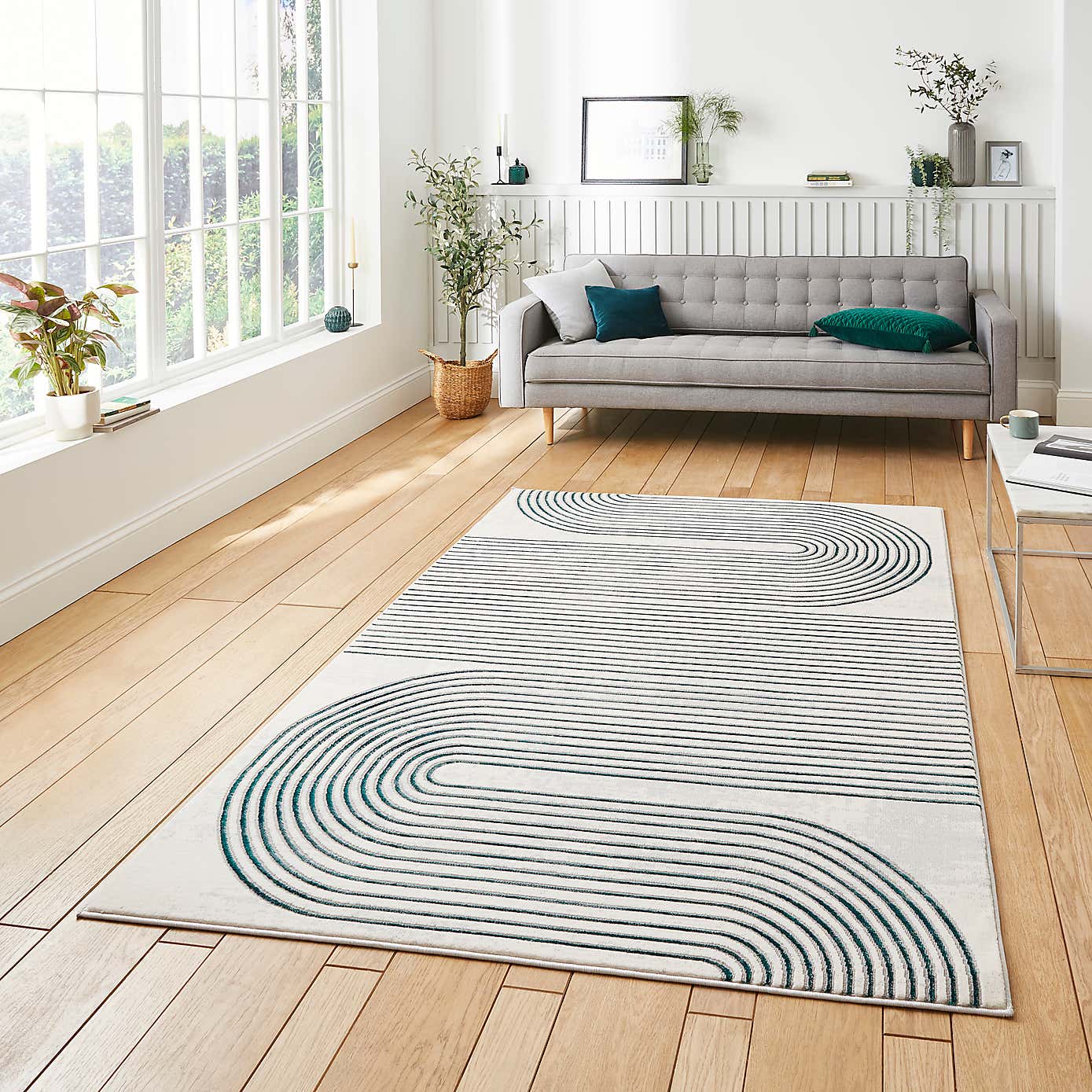 Apollo Swirl Washable Rug