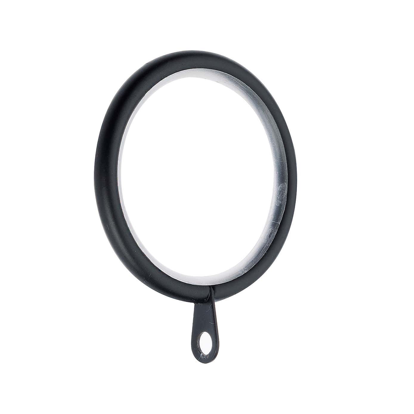 Pack of 6 Ashton Metal Curtain Rings