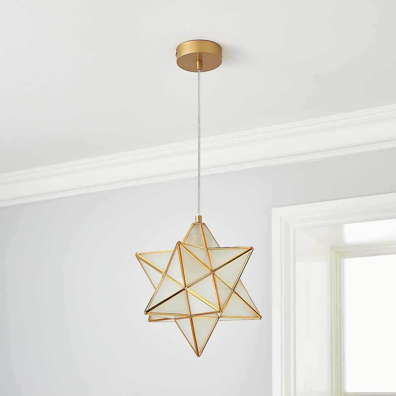 Virgo Star 26cm Ceiling Fitting