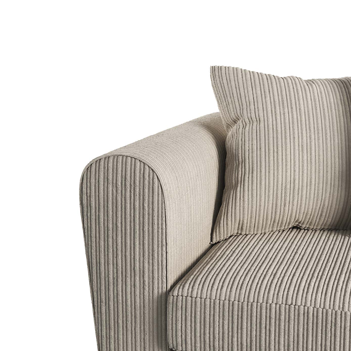 Blake Jumbo Cord Right Hand Corner Sofa