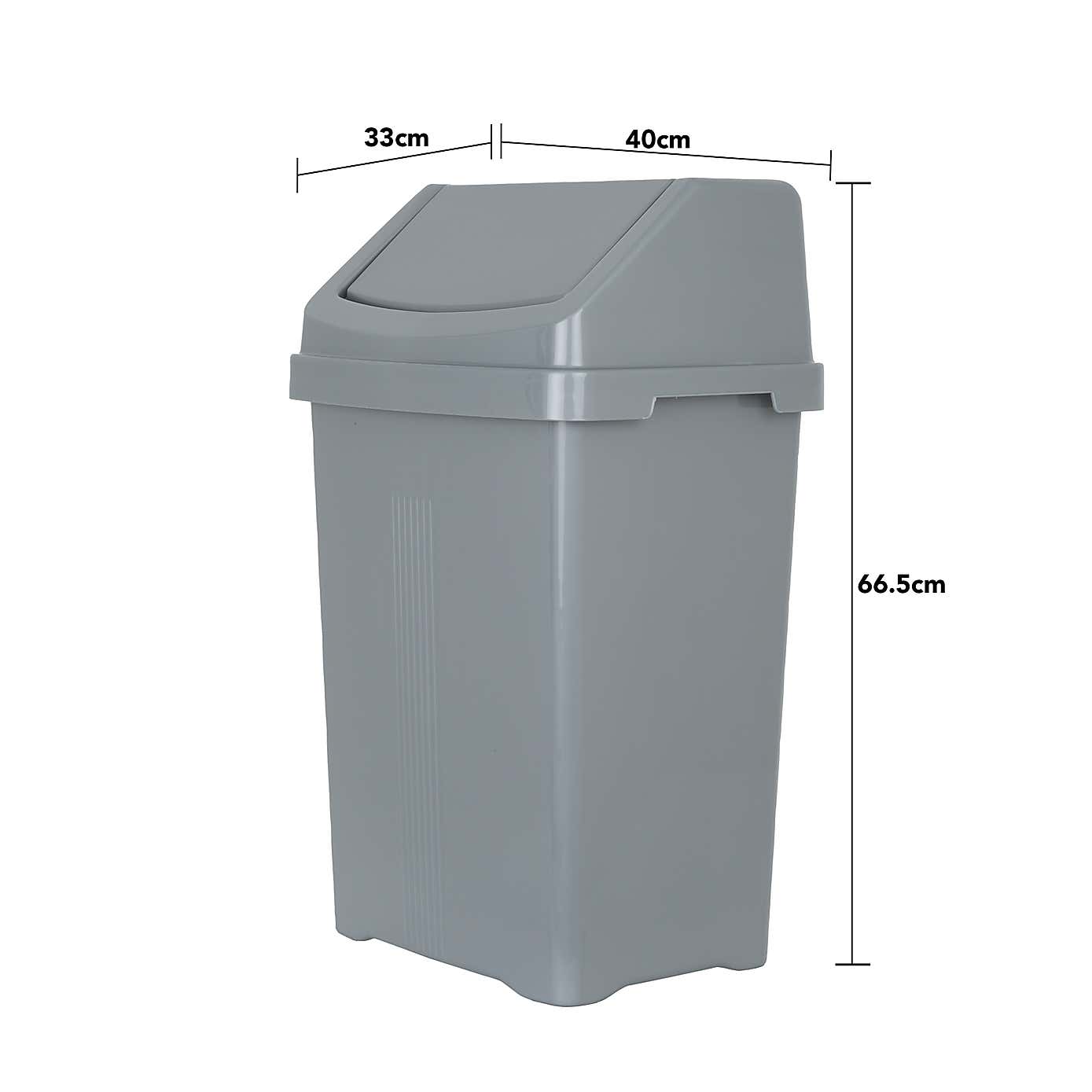 Wham Casa 25/50L Set of 2 Swing Bins