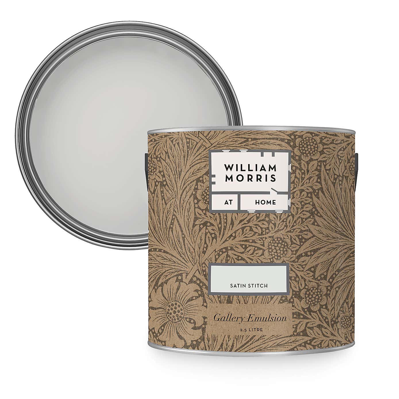 William Morris At Home Satin Stitch Gallery Emulsion Paint