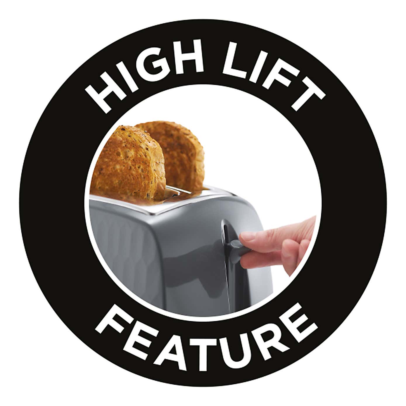 Russell Hobbs Honeycomb 2 Slice Toaster