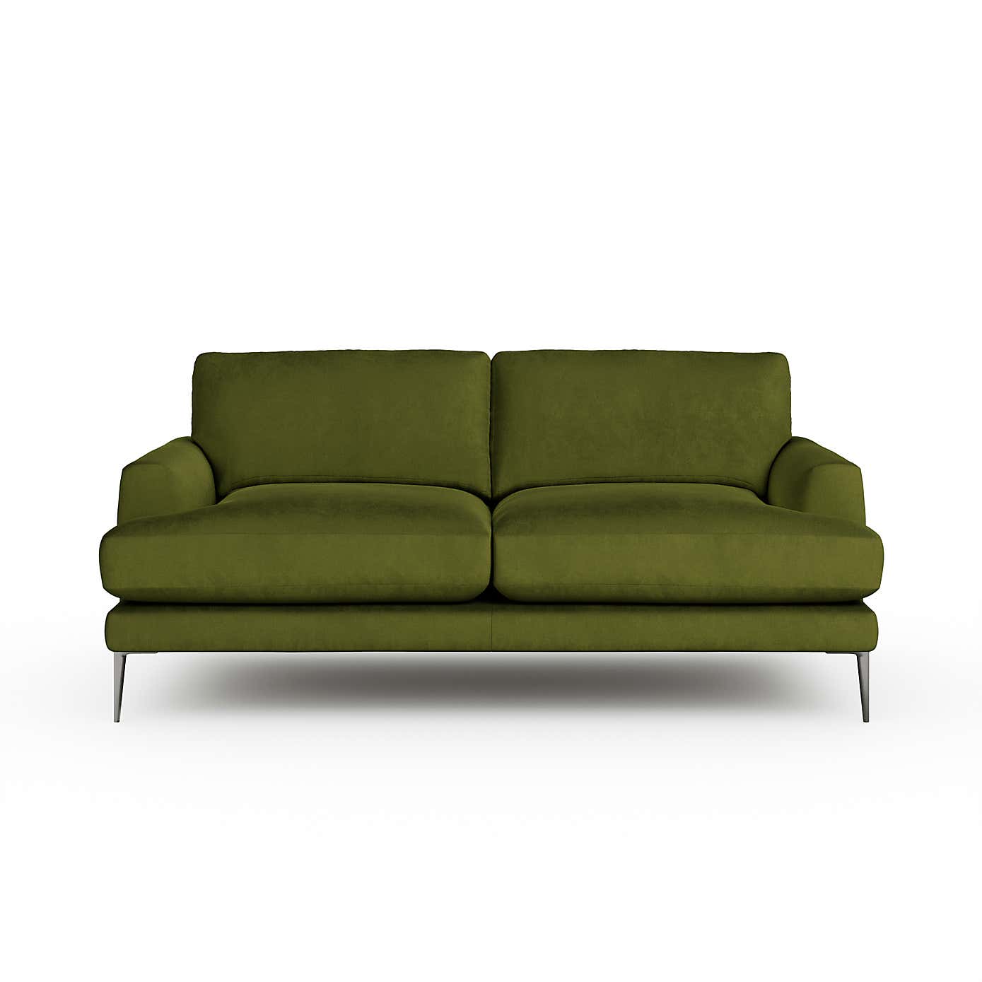 Lawson Matte Plush Velvet 3 Seater Sofa