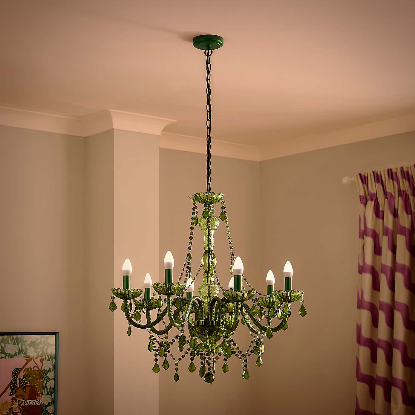 Sophie Robinson 8 Light Adjustable Chandelier