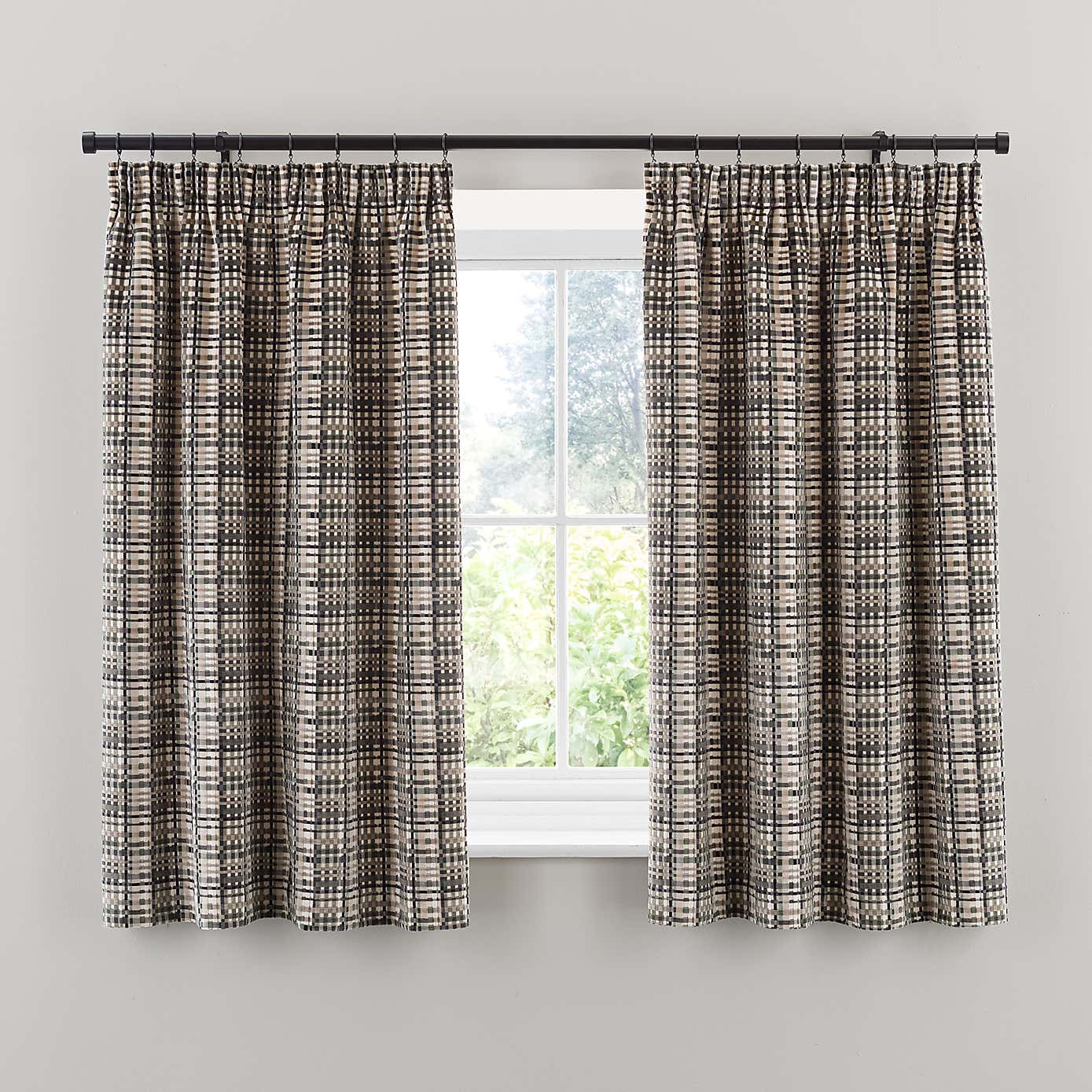 Roxana Cut Velvet Pencil Pleat Curtains