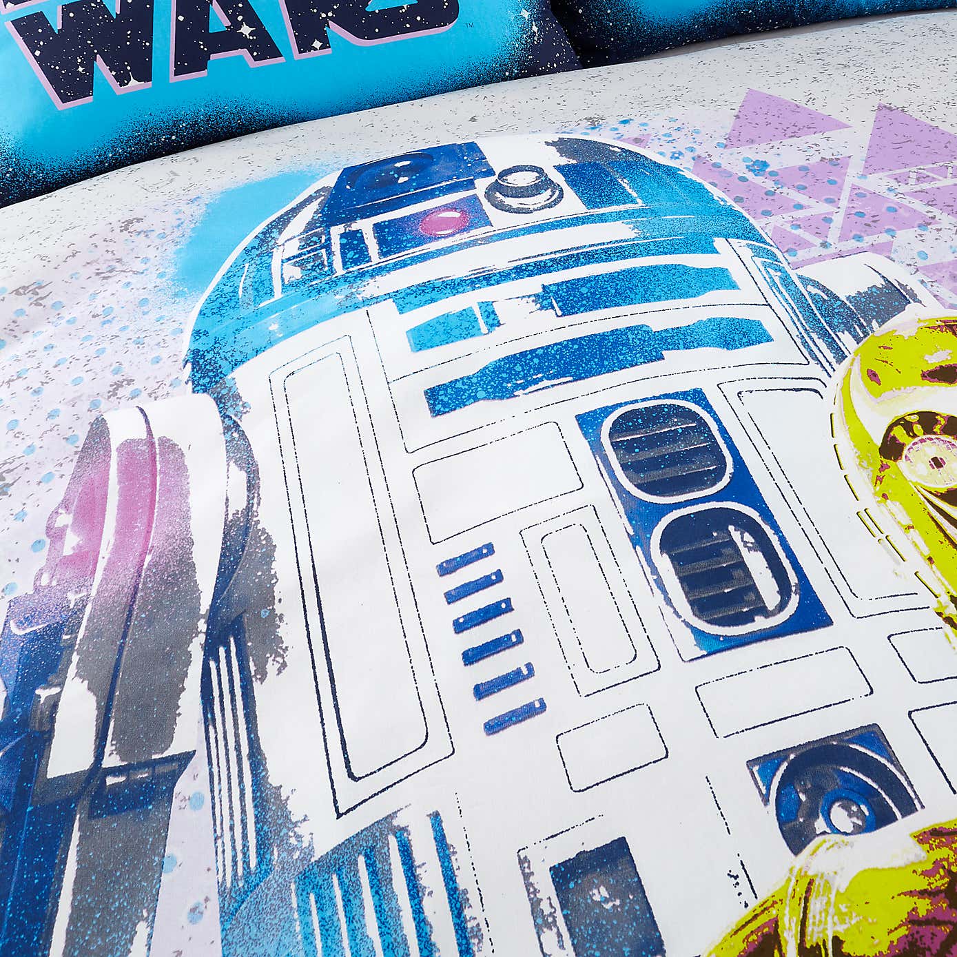 Star Wars R2D2 and C3PO Duvet Cover and Pillowcase Set