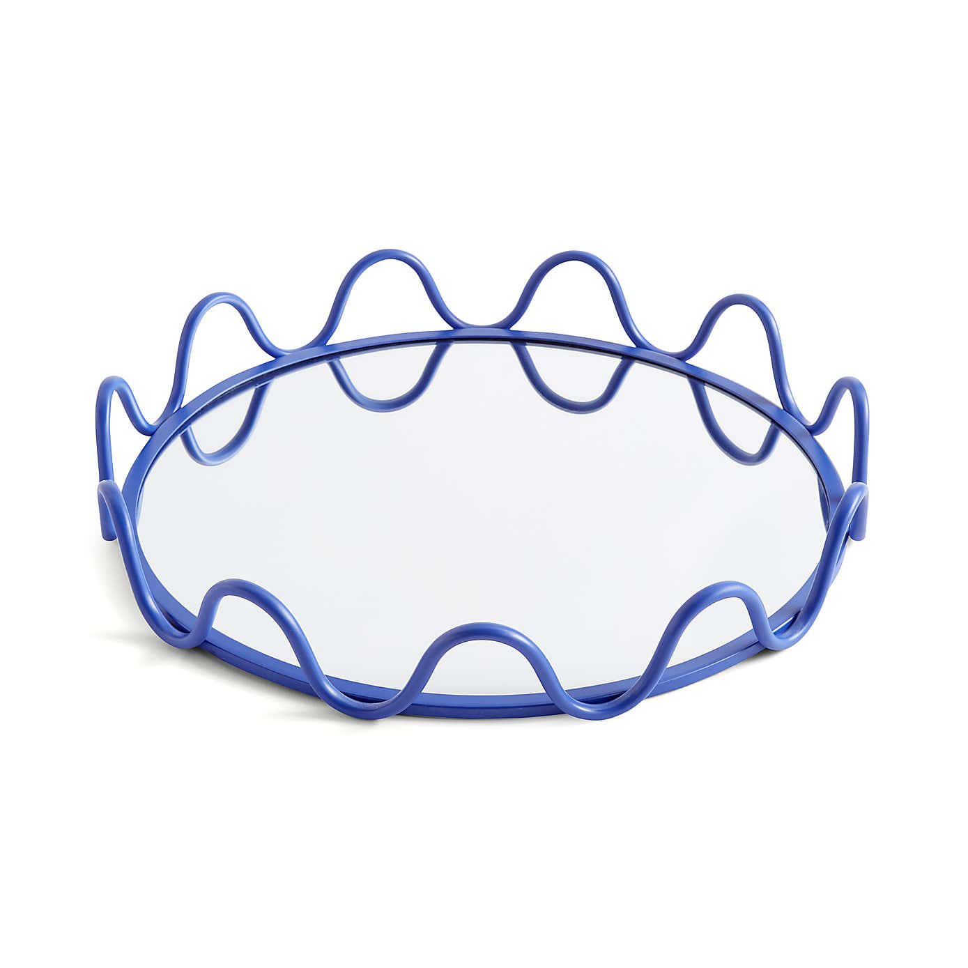 Sophie Robinson Wavy Metal Mirrored Tray