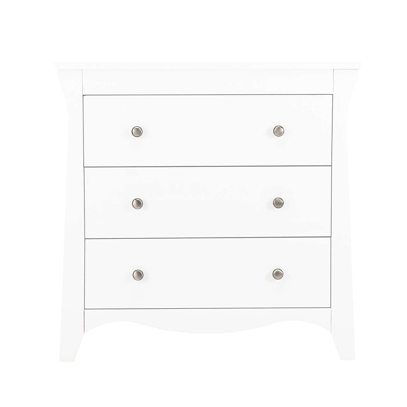 CuddleCo Clara 3 Drawer Chest & Changing Unit