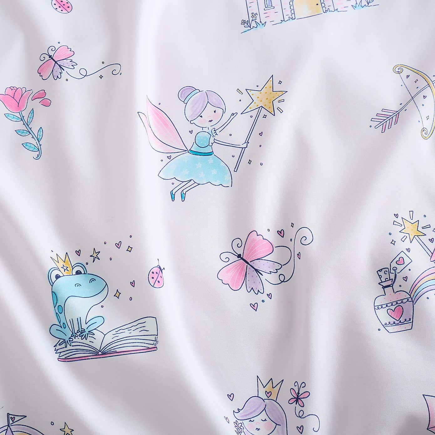 Princess Duvet Cover and Pillowcase Set