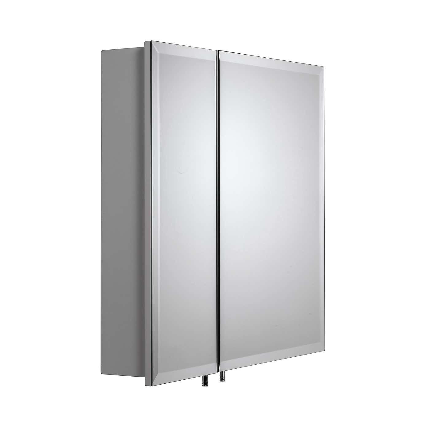 Wellington White Double Door Bi-View Steel Cabinet