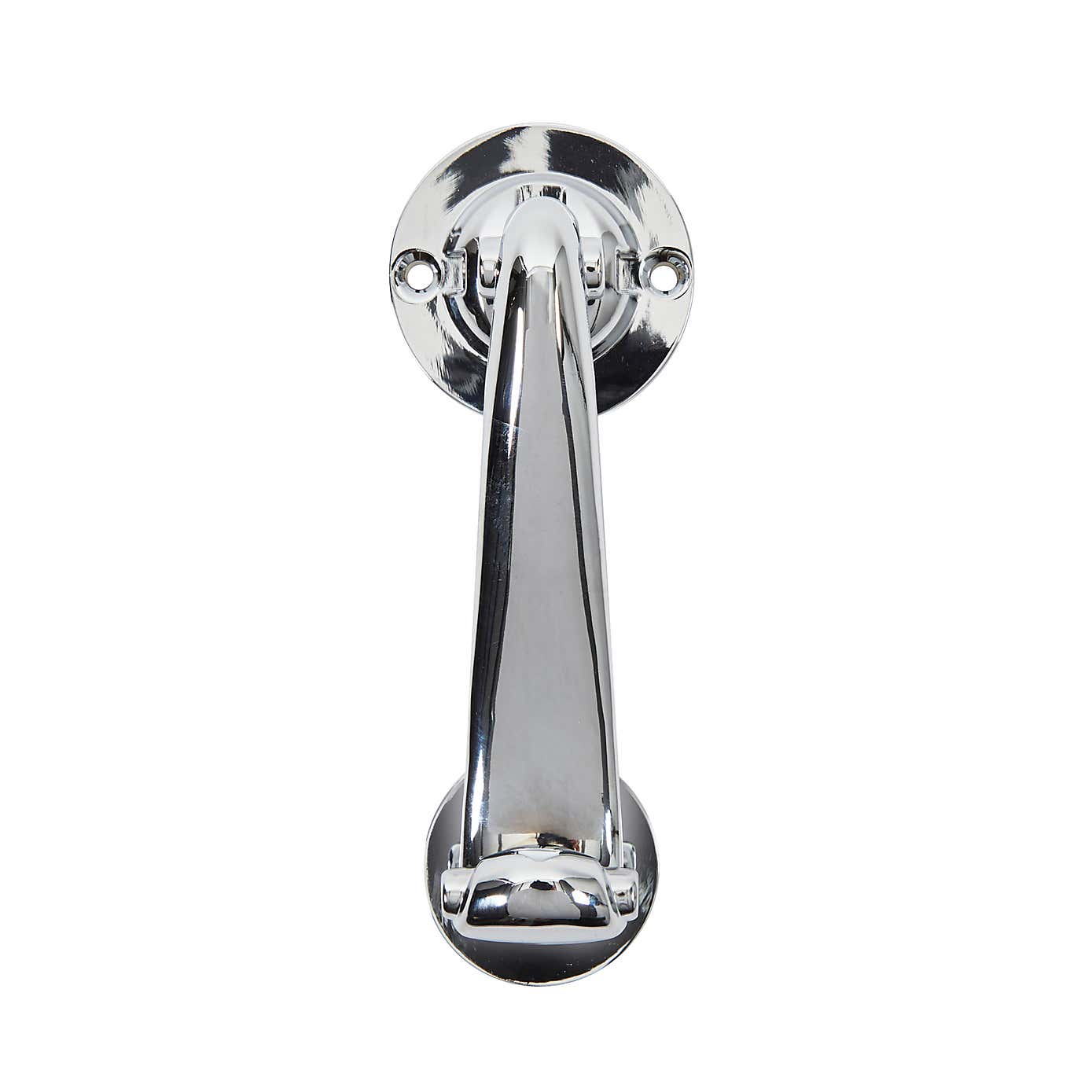 Traditional Scroll Chrome Door Knocker