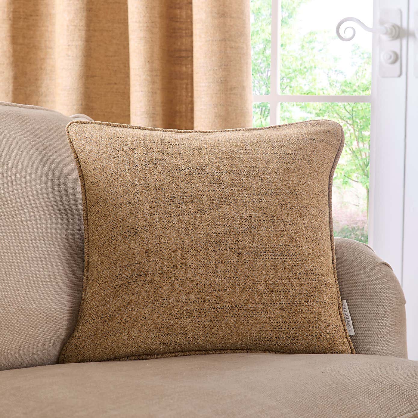 Churchgate Swithland Herringbone Eyelet Curtains