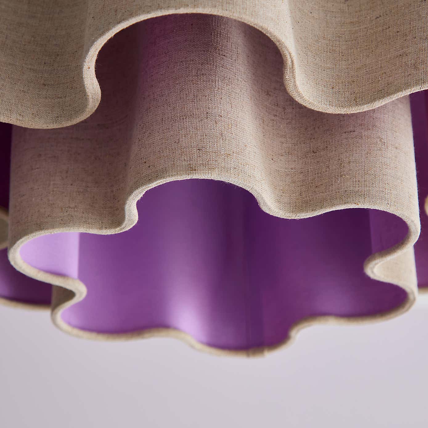 Sophie Robinson Wavy Two Tier Lamp Shade