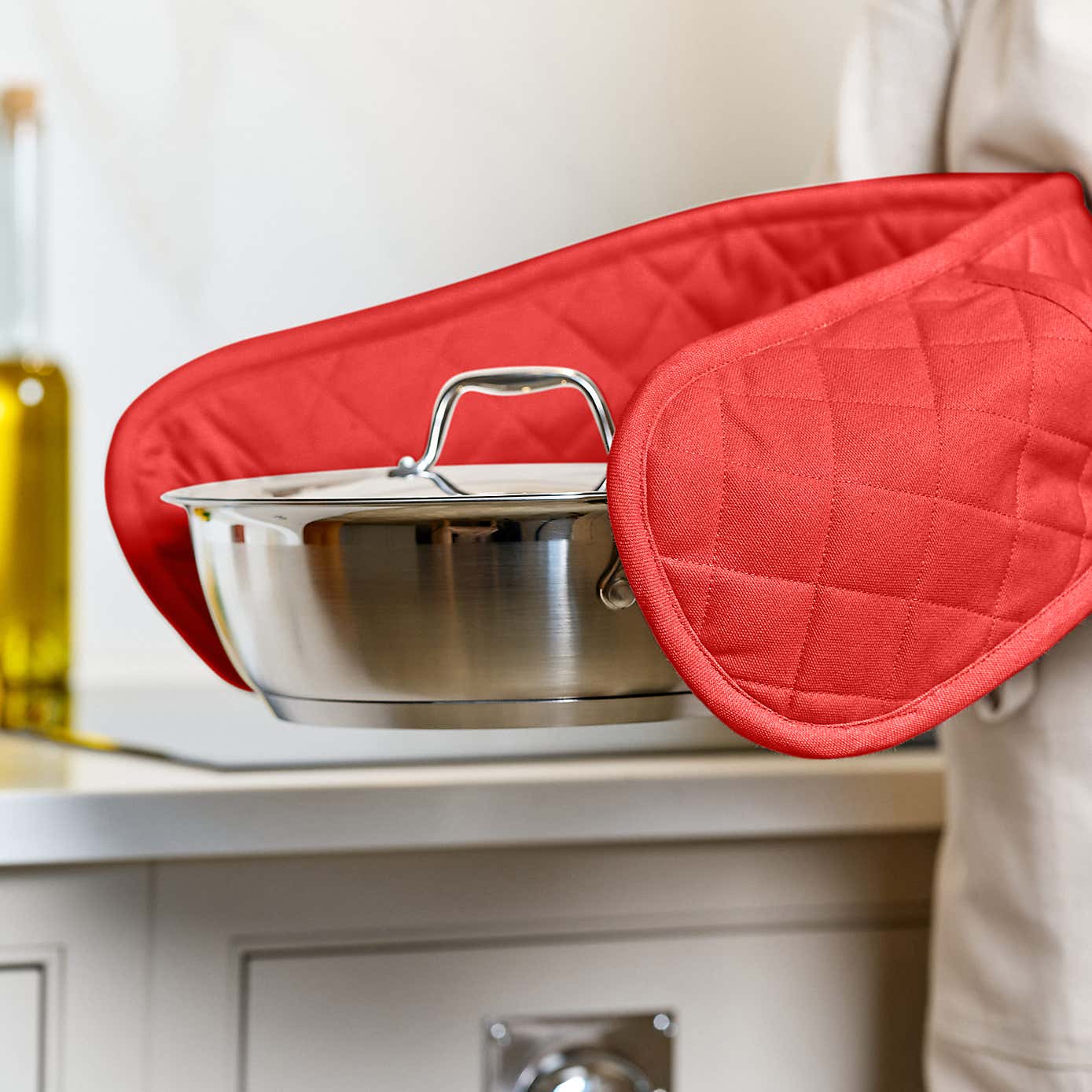 Dexam Love Colour Double Oven Gloves