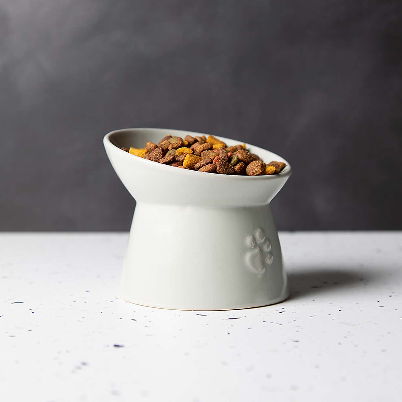 Scruffs Icon Raised Cat Feeder Bowl and Saucer Set