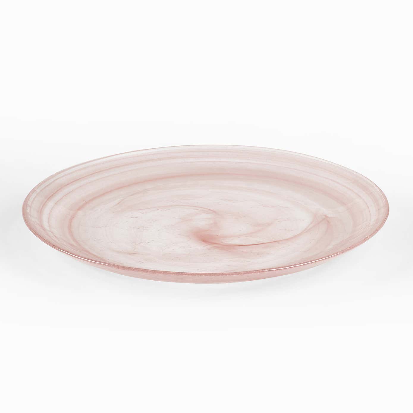 Marble Glass Serving Plate