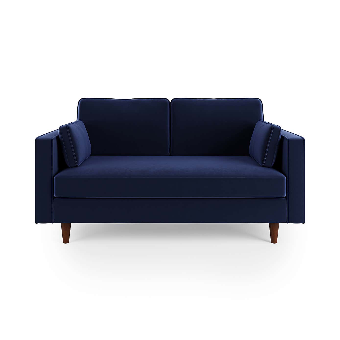 Zoe Plain Velvet 2 Seater Sofa