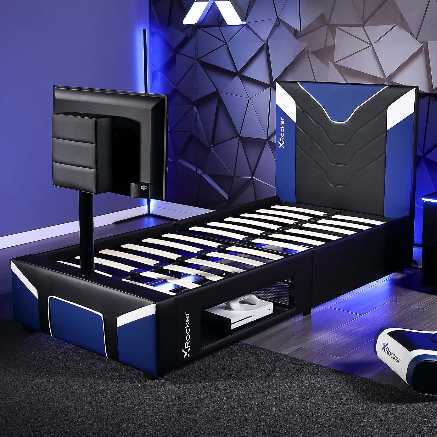 X Rocker Cerberus Twist TV Single Gaming Bed