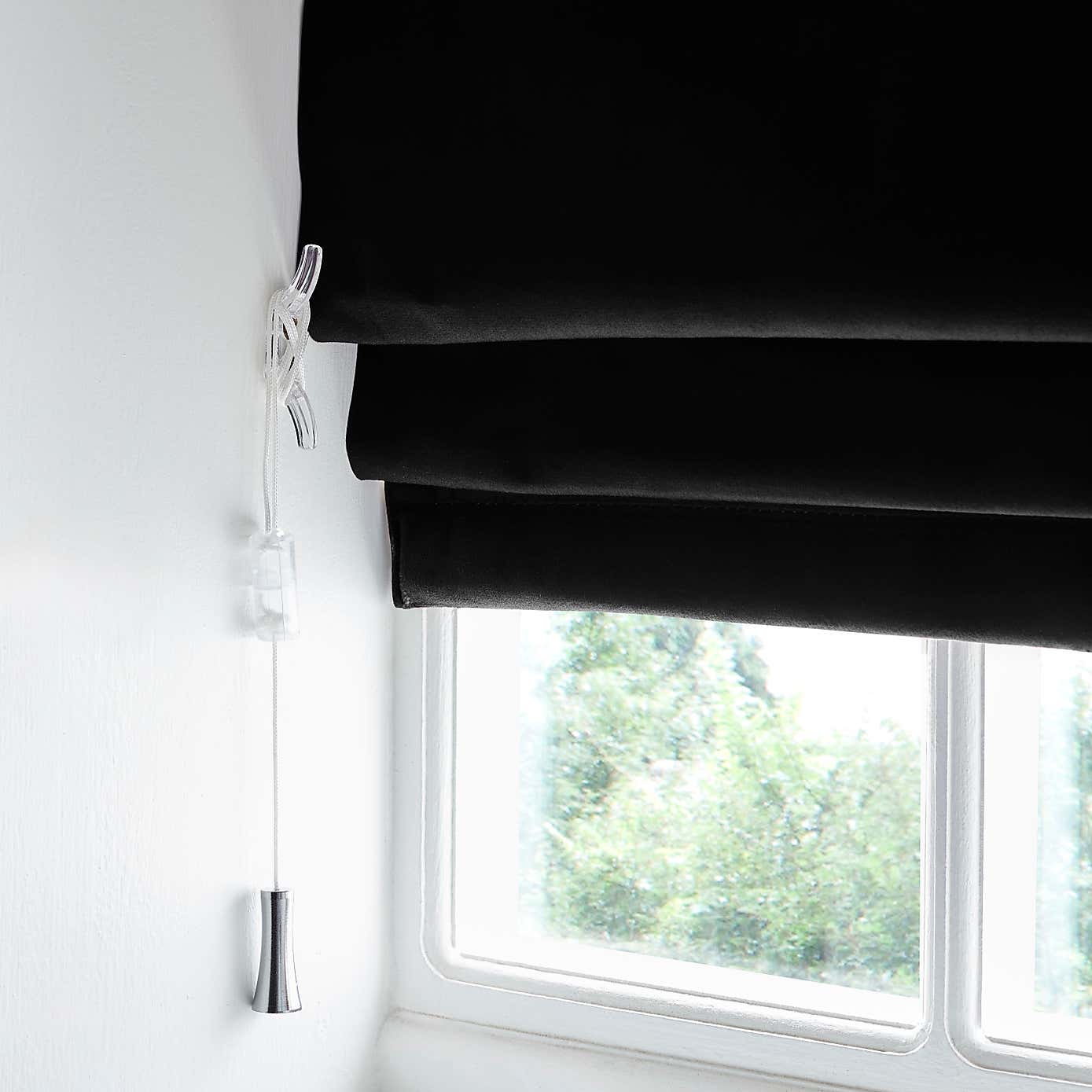 Recycled Velour Roman Blind