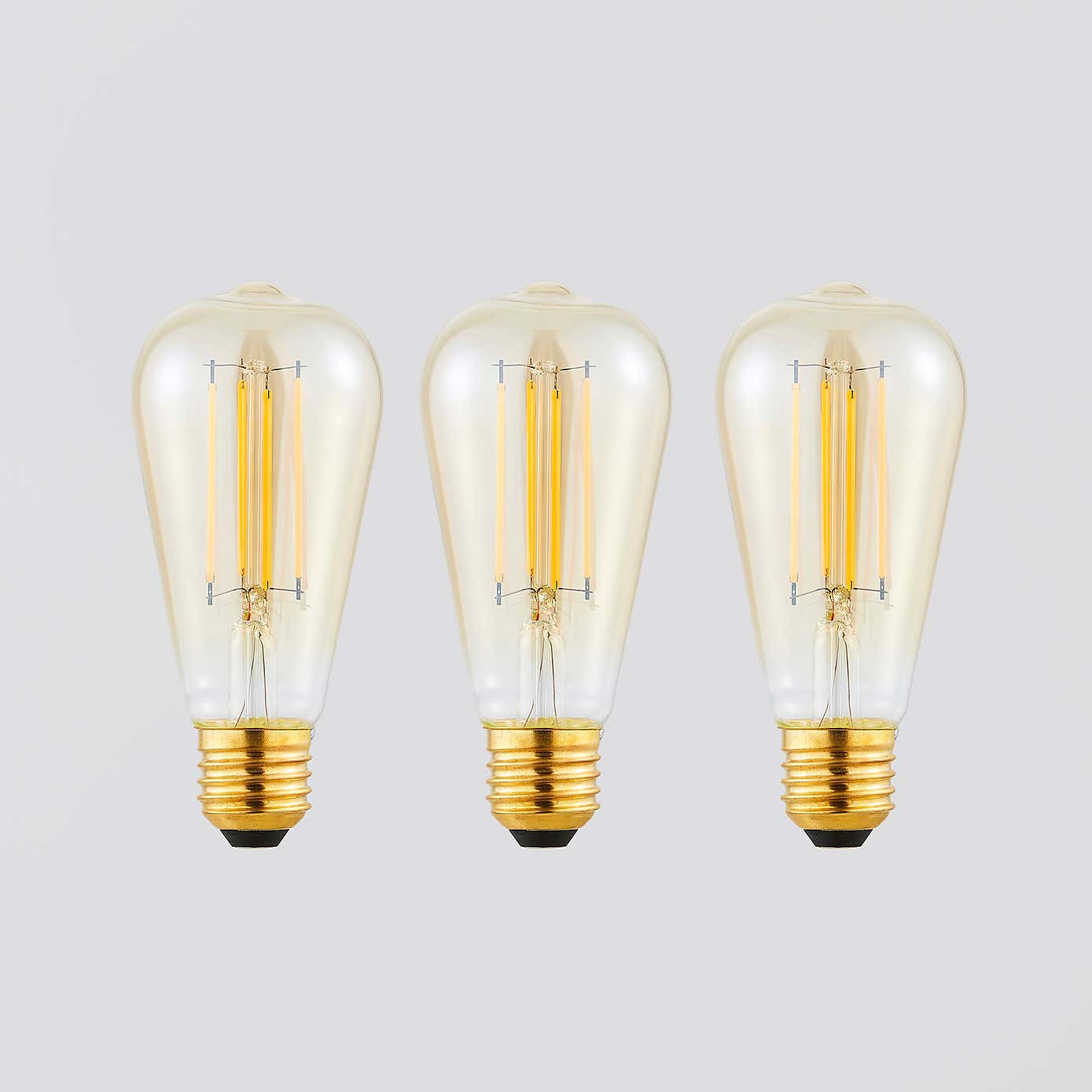 Marsden 5 Watt ST58 ES LED Dimmable Bulb Industrial 3 Pack