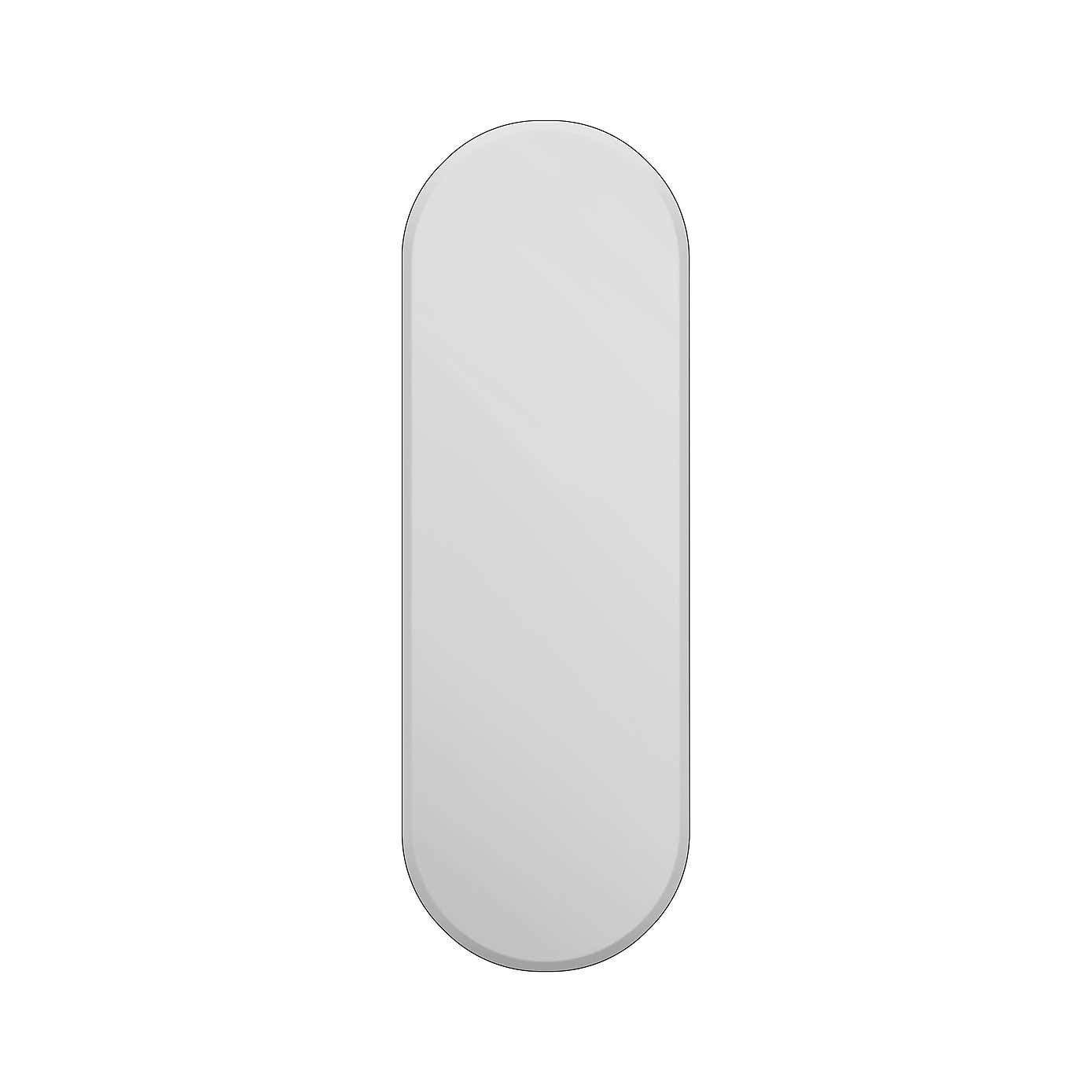 Lacuna Frameless Oval Full Length Wall Mirror