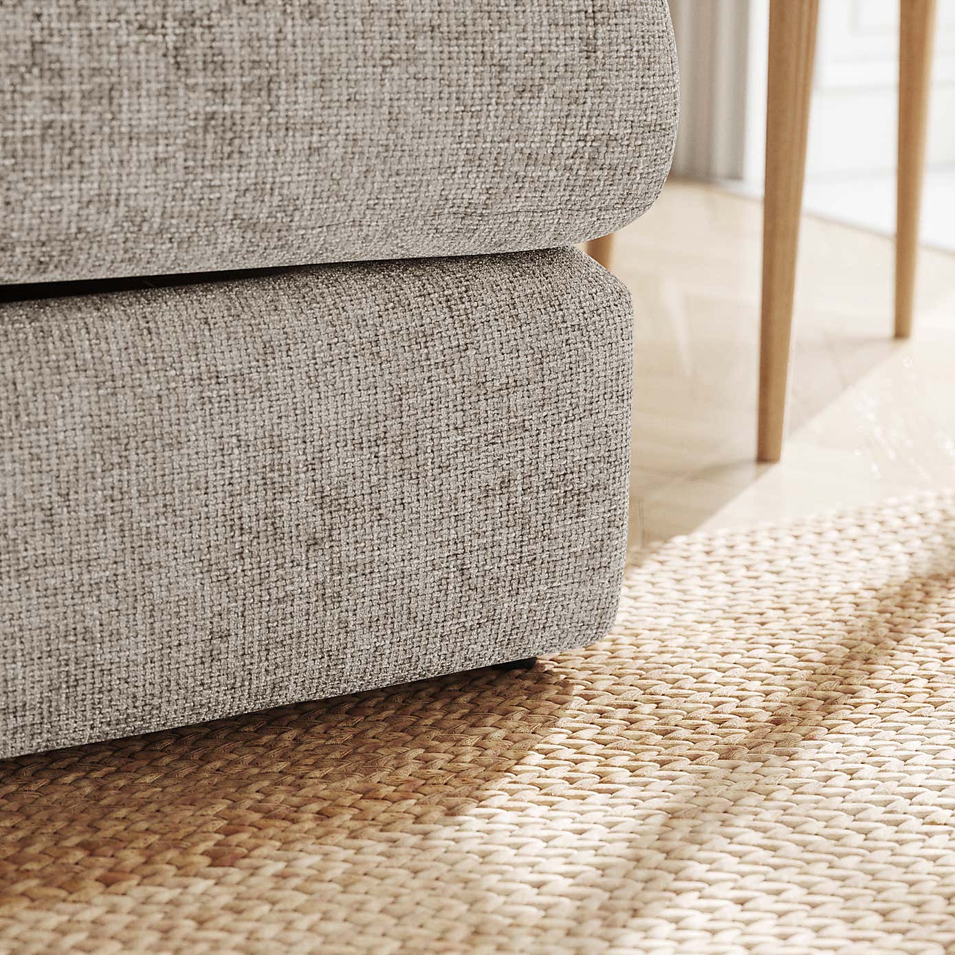 Martha Chunky Chenille 2 Seater Double Sofa Bed