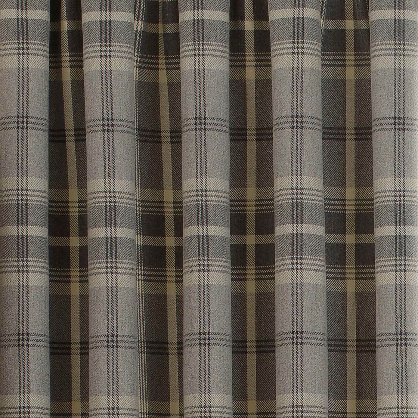 Highland Check Pencil Pleat Curtains