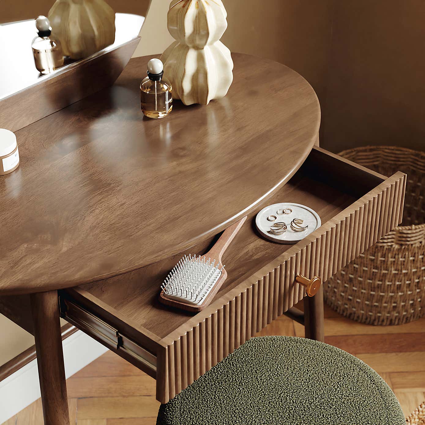 Jorja Dressing Table with Mirror