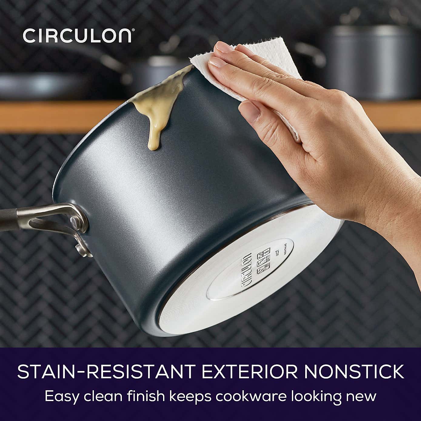 Circulon Scratch Defense Extreme Non-Stick 3 Piece Saucepan Set