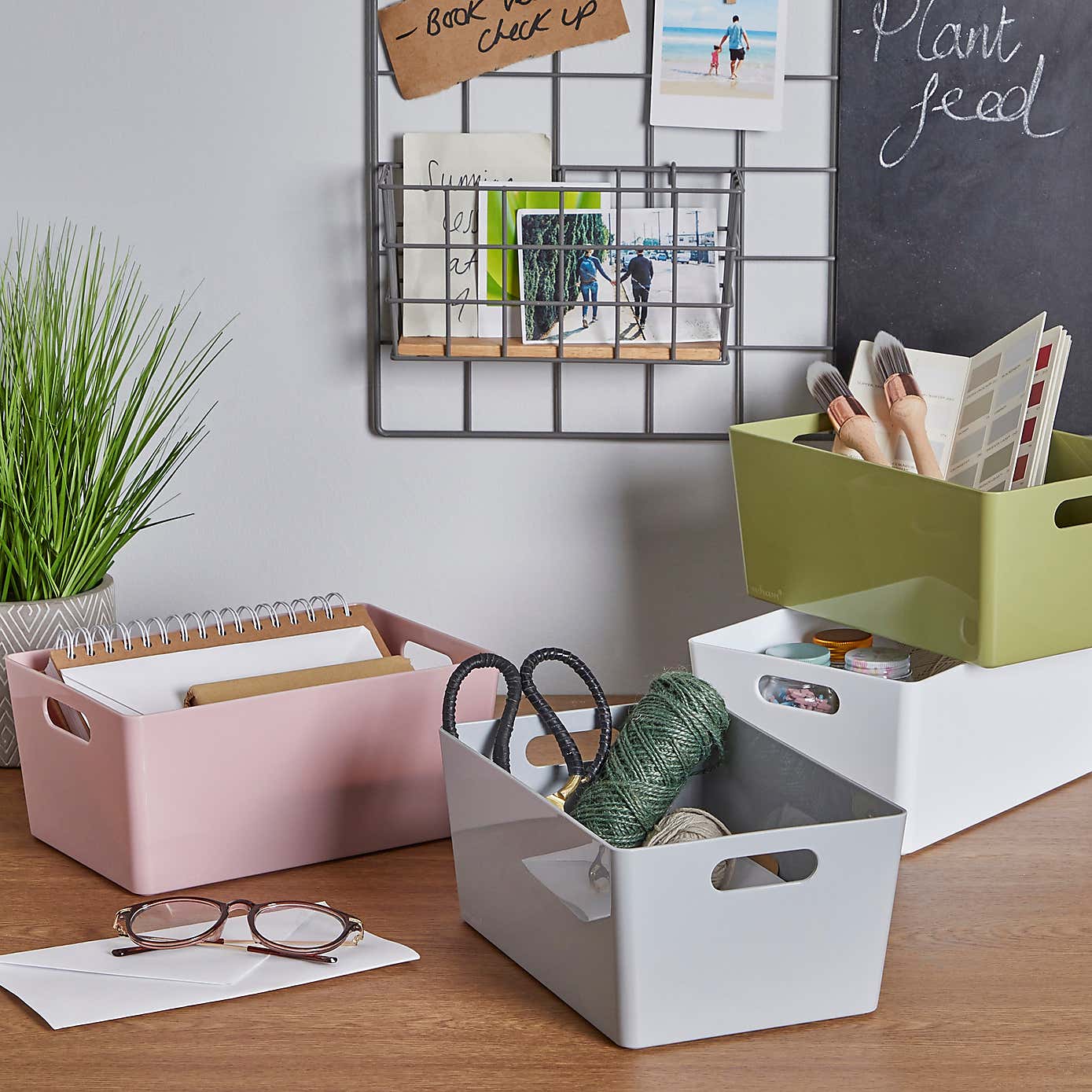 Wham Studio Plastic Storage Basket